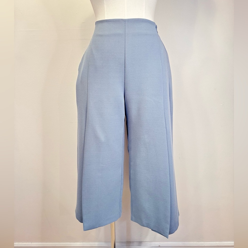 Blue Split Pants with Elastic Waist (Korean Brand)
Top not included